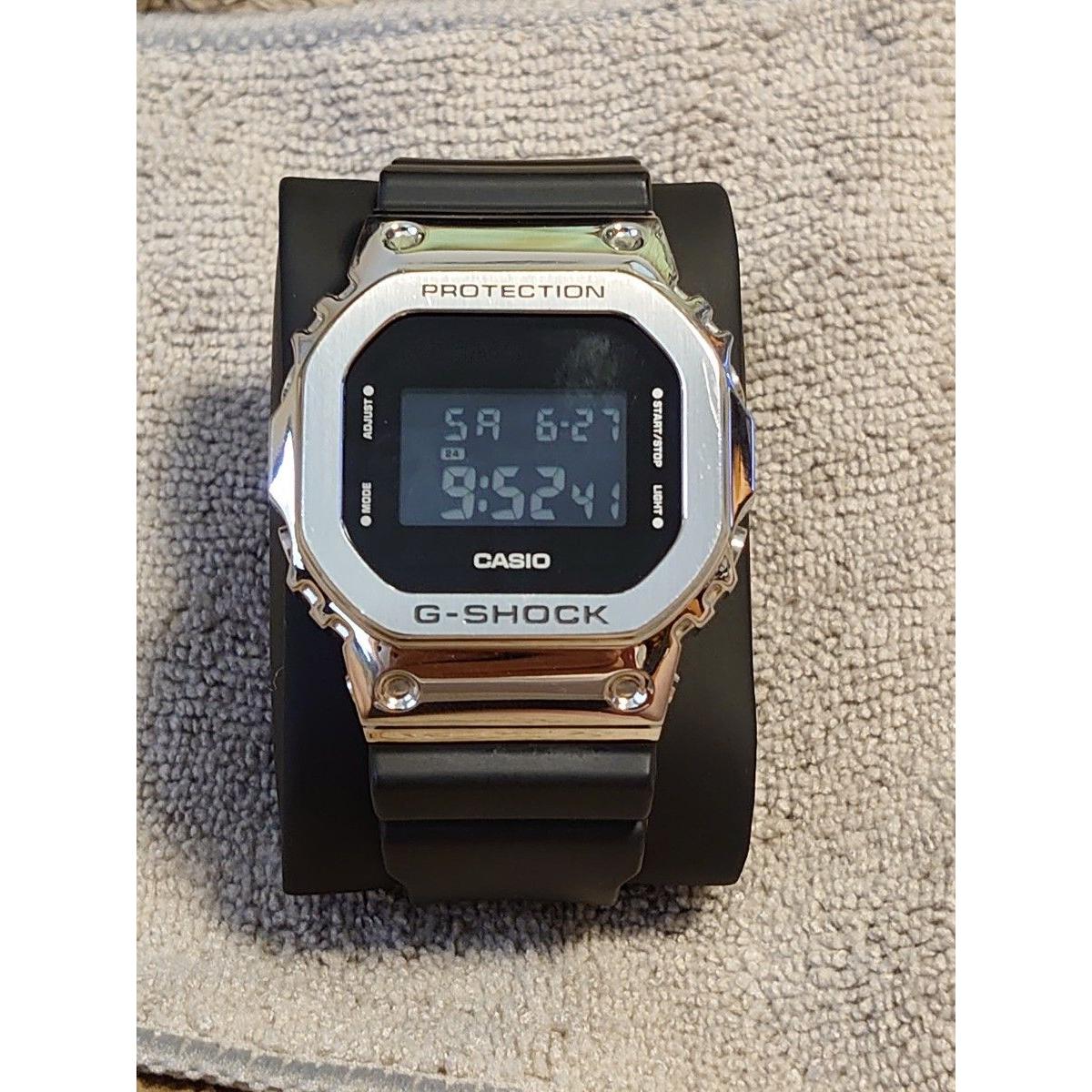 Used CASIO G-SHOCK metal + rubber belt