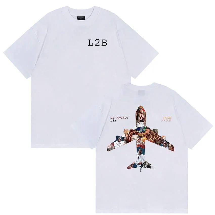 Rapper Nes Pour Briller L2B Tour 2026 Graphic T Shirts Men's Women Hip Hop Fashion Short Sleeve T-shirt Vintage Cotton Tees Streetwear