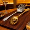 Premium Stainless Steel Hammered Shell Spoon for Household Use