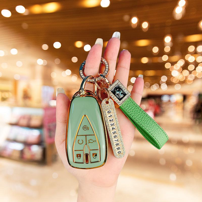 Changan Oushang Z6, X5PLUS/X7 Schlüssel- und Fernbedienungs-Etuis mit Schnallen für Herren und Damen