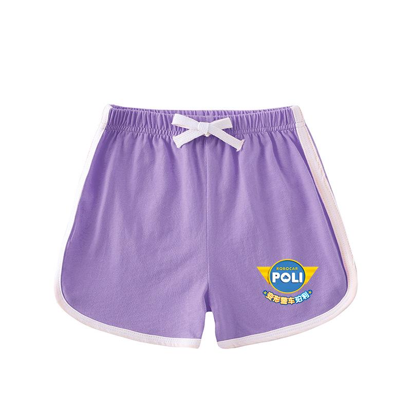 Kids' Summer Color Block Set: Short Sleeve T-shirt & Shorts for Boys and Girls