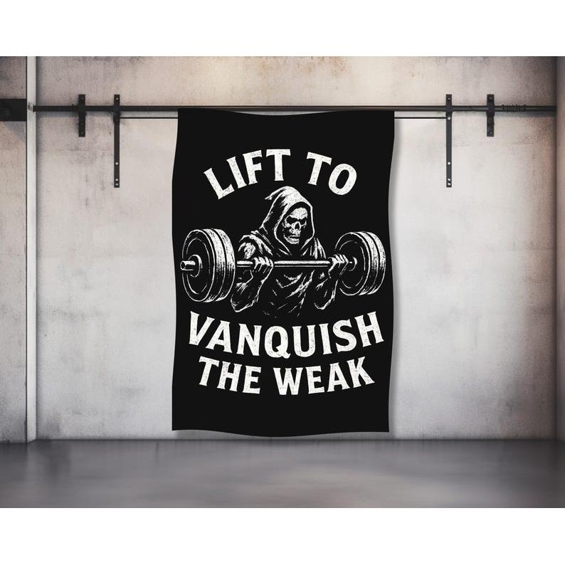 weightlifting tapestry 75x100 чёрный