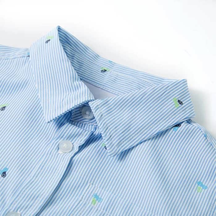 Chemise pour enfants bleu clair 5 dimensions disponibles