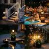 2in1 Solar Light Planter Garden Decor Solar Light with Planter Box Solar Planter Lights  Outdoor Flower Lamp for Garden Decor