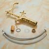 Gold Basin Faucet Bathroom Deck Mounted Dual Handles Black Bathroom Sink Faucet Antique Kitchen Mixer Taps Chrome