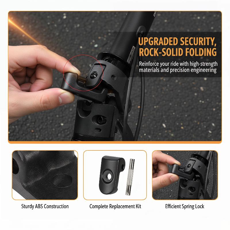 Electric Scooter Folding Hook Buckle Latch Axle Compatible with M365 Pro Durable High Strength Repair Spare Parts for Users