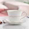 Luxus Keramik Kaffeetasse Löffel Teller Set Exquisite Latte Blume Tee Wasser Tasse Teetasse Set Büro