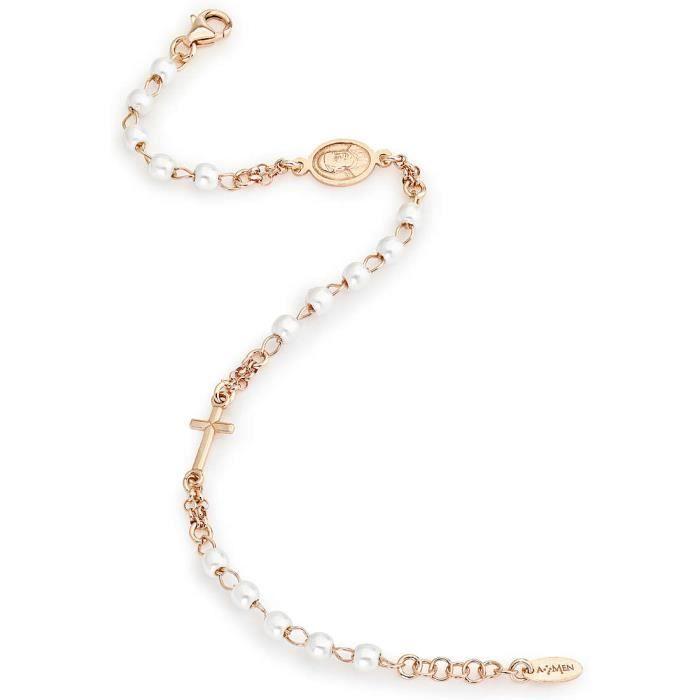 Bracelet - Amen - BRORB3 - Argent 925 - Femme - Rose