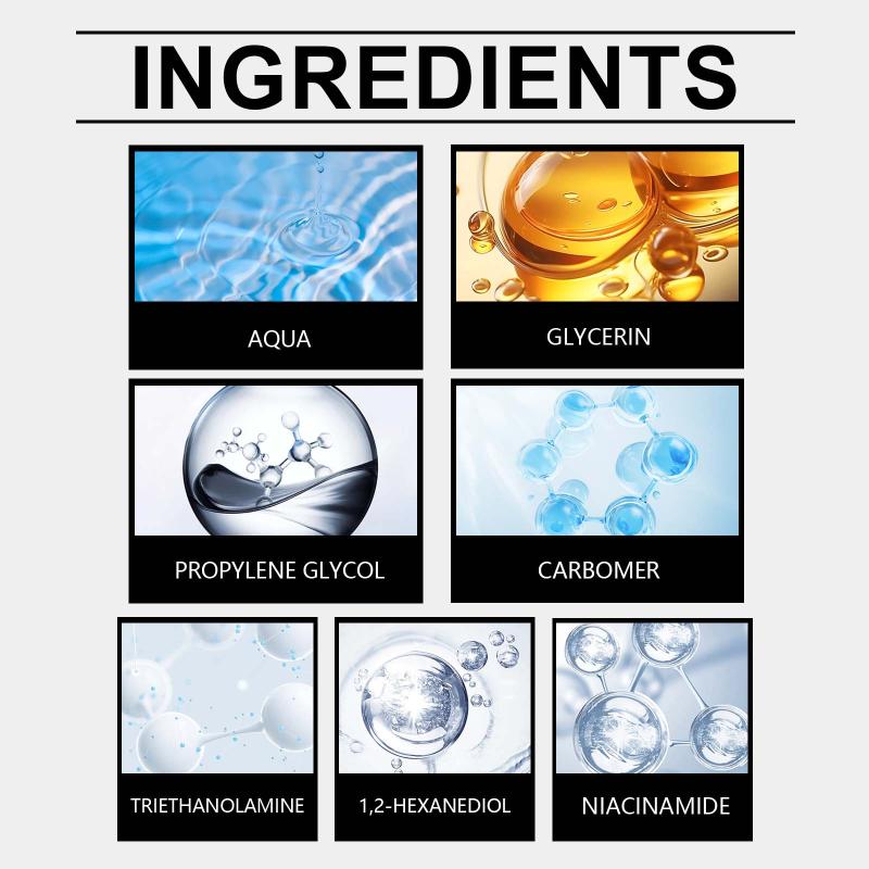 

Nicotinamide Eye Cream Gel Lift Firm Moisturizing Lighten Fine Lines Fade Dark Circle Eye Bag Removal Anti Puffiness Eye Cream one size
