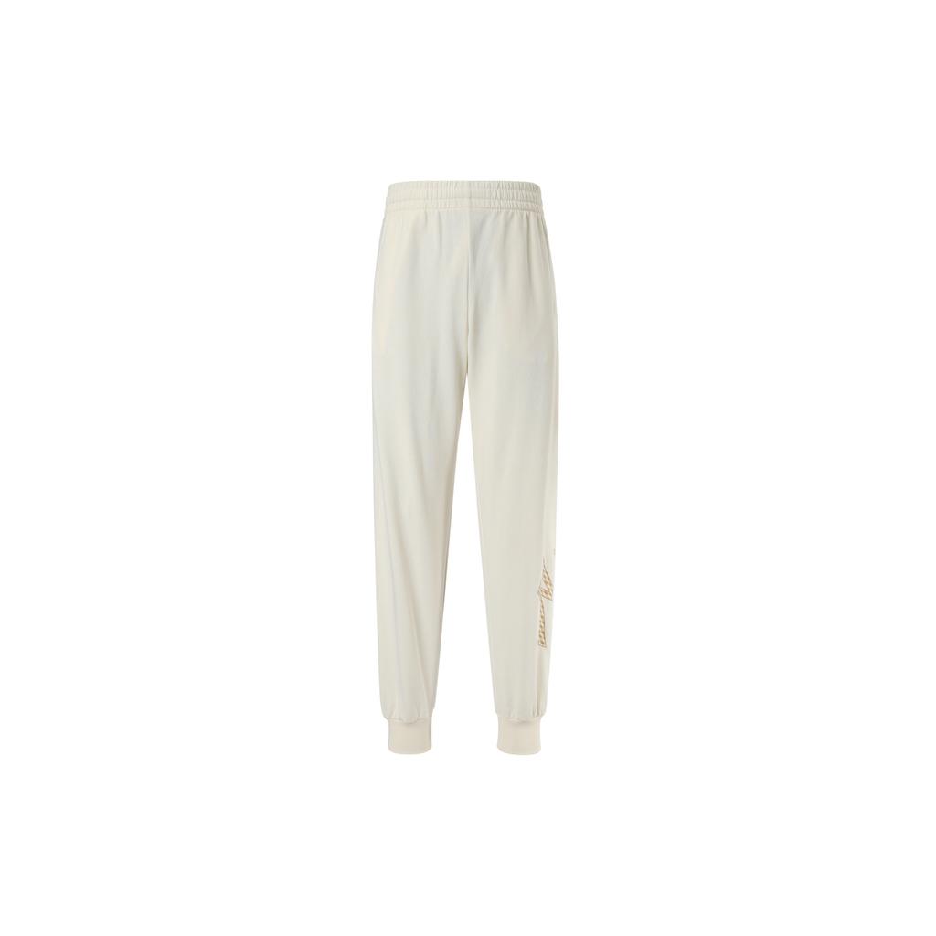 New MLB Knitted Sports Pants Unisex Cream 3APTM0834-50CRS