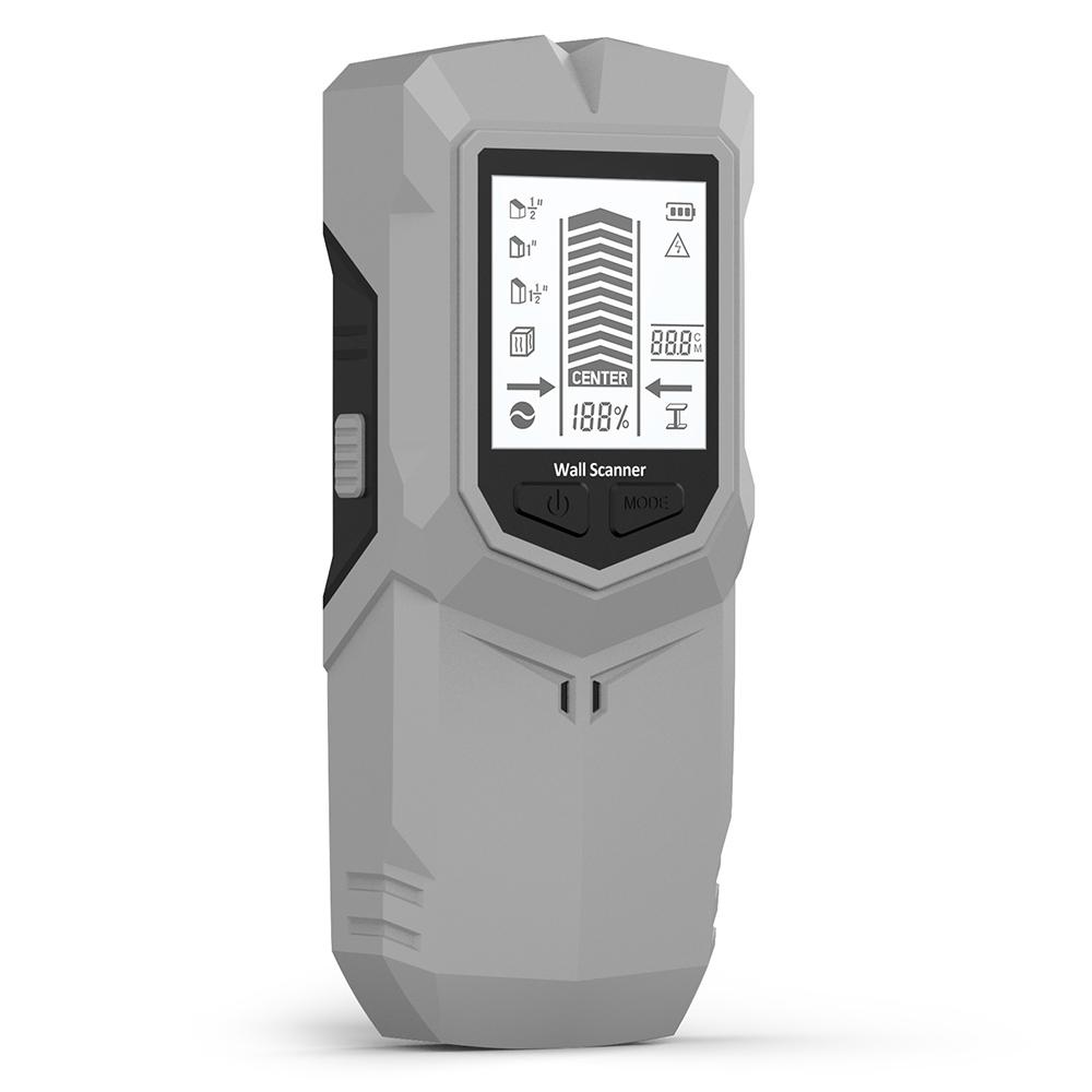 6 in 1 LCD Wall Scanner Metal Depth Measurement Finder Wall Detector Wall Scanner PVC Pipes AC Wires Stud Finder