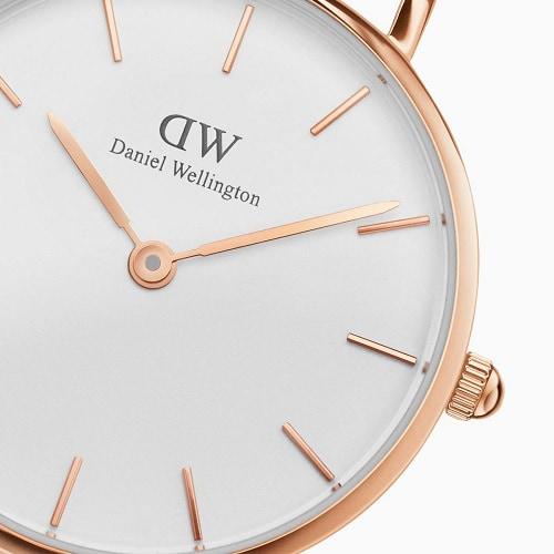 Daniel Wellington Petite Melrose Rose Gold 28mm White DW00100219 Wrist Watch for Women