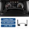 Car Carbon Fiber Dashboard Trument Panel Strip Sticker Cover Interior Trim Decal for Ford F150 2009 2010 2011 2012 2013 2014 Accessories