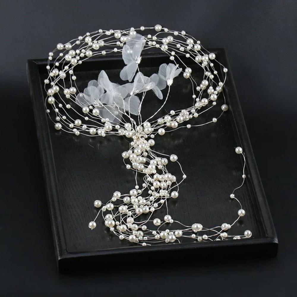 Elegant Fairy Hair Band Handmade Bridal Headdress Fashion Hairpin Ornaments  Photoshoot