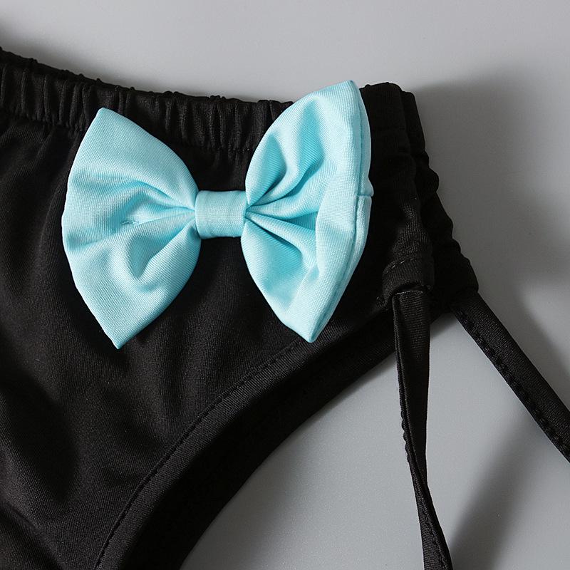 Girls' Two-Piece Off-Shoulder Ruffle Swimsuit