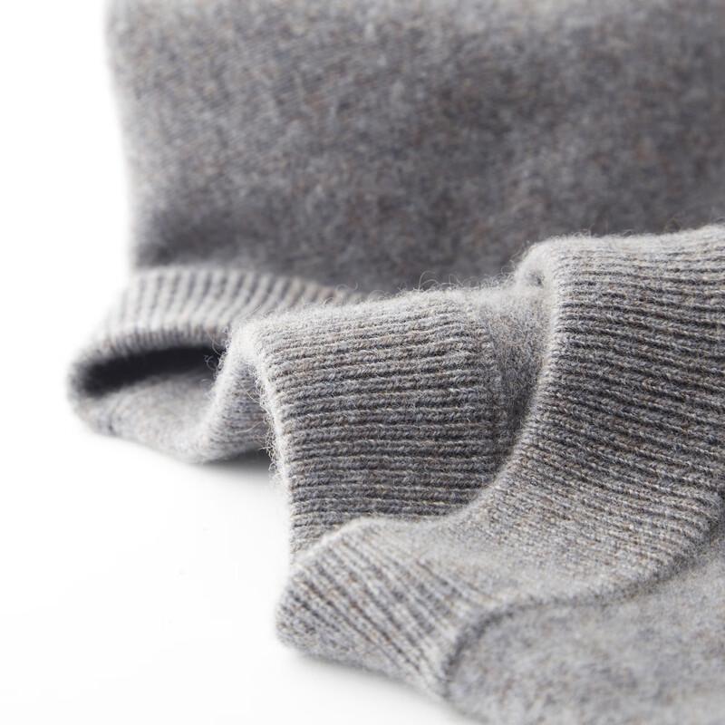 FIRS Men's Cashmere Blend Round Neck Pullover Sweater