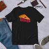 STRAIGHT CUT T-SHIRT Cherry Pie Baking Cooking Cottagecore Bakery Folk Art Chef Birthday Housewarming Gift Retro Style Pies Pastry Chef Art