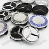 4PCS75MM Car Hub Center Cover for Mercedes Benz AMG W203 W206 W220 W205 W211 Car Wheel Center Hub Caps Benz Emblem Tire Rim Cove