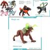 West Mythology Creatures Pvc Octopus Monster Shadow Wolf Statue Collection With Dynamic Figures For Display And Gift
