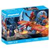 Playmobil 71833 Superhero and His Drone Against a Ninja, Super Heroes, Miniature Universe, 39 Pieces, from 4 Years