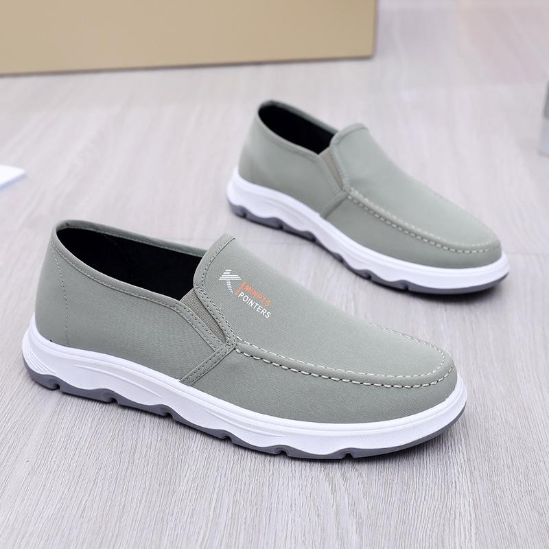 Old ******* cloth shoes men's ****** breathable canvas shoes s**t sole non-slip middle-aged and elderly father shoes comfortable drivi