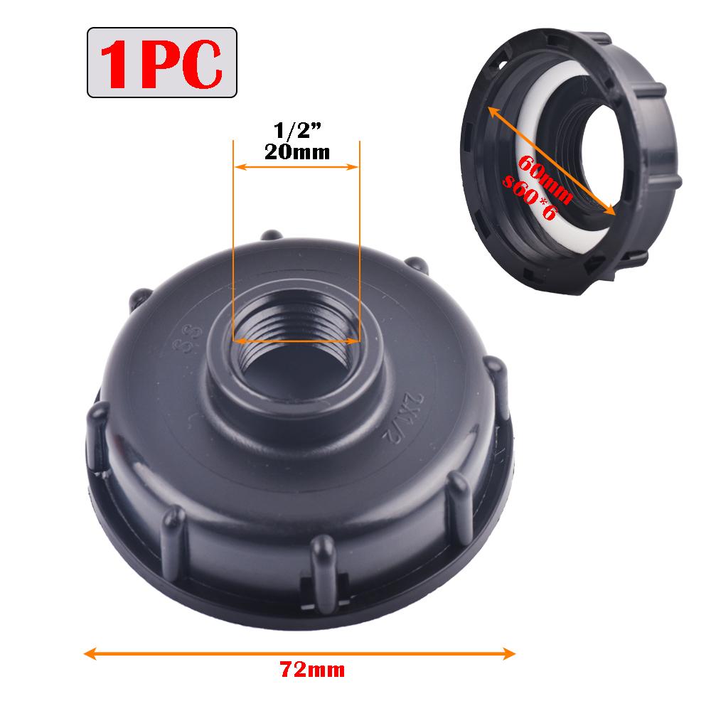 Garden Tank Faucet Filter Press S60X6 IBC Water Box Adapter Lengthen Connector Valve Sturdy Plastic Tap Hose Sludge Treatment