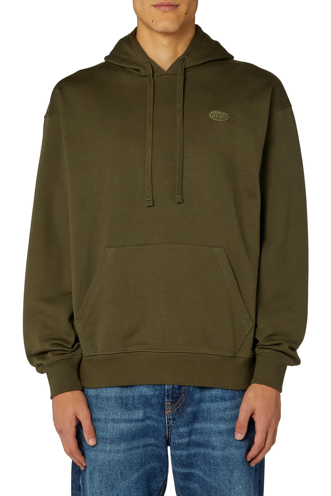 

Pullover Hoodie FELPA A18312RIAJH M Melon Green 5IX [Diesel] Men s S-NEW-GINN-HOOD