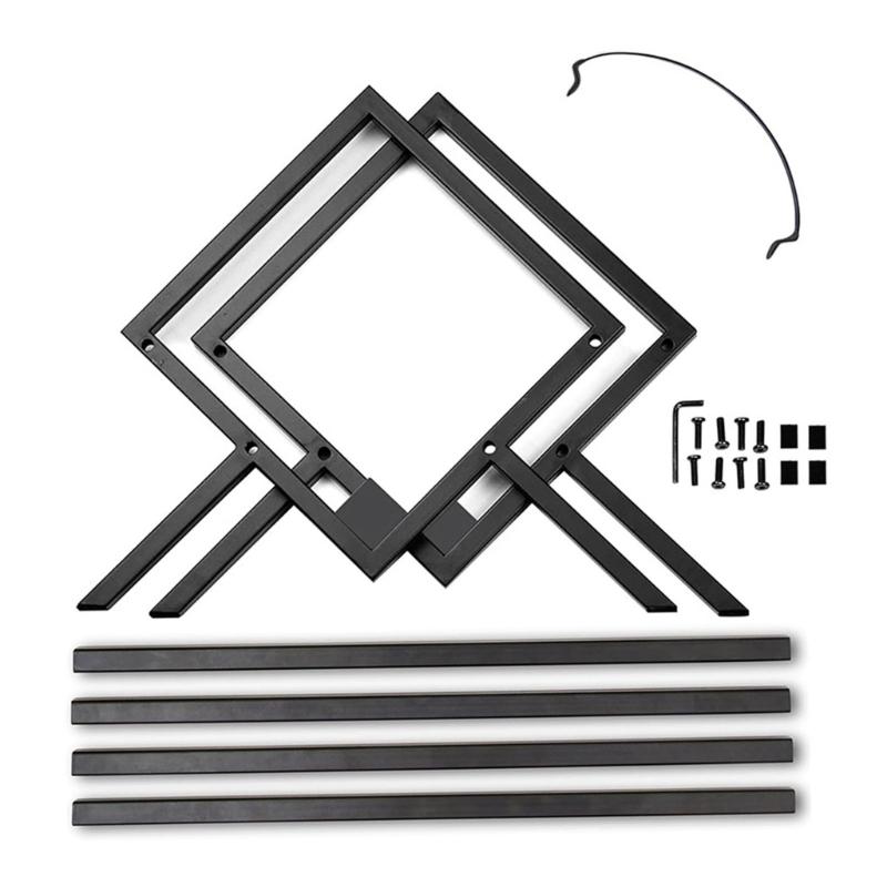 

Elegant Album Display Shelf, Clear Metal Storage Stand Home Accessory with Solid Metal Base Desktop Record Organizes 1