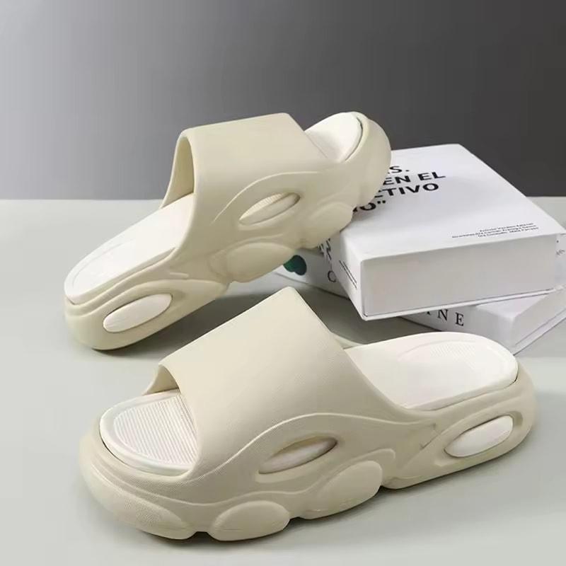 EVA Men's Summer Sandals Fashion Soft Cloud House Platform Slides Unisex Outdoor Non-slip Beach Shoes Men Bathroom Slippers