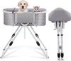 Dog Bathing Tub for Bath Shower Grooming Liftable Height Portability Adjustable Folding Dogs Bath Bathing Rack Pet Products