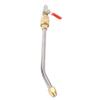 Curved Pressure Washer Extension Wand with Ball Valve 1 4 Inch Connector Power Washer Gutter Cleaner Attachment Rod