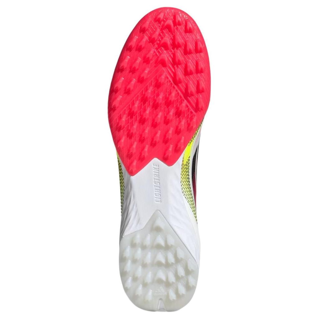 Adidas F50 PRO Comfortable TF Turf Natural Grass Pu Soccer Shoes Unisex White Red JP7204