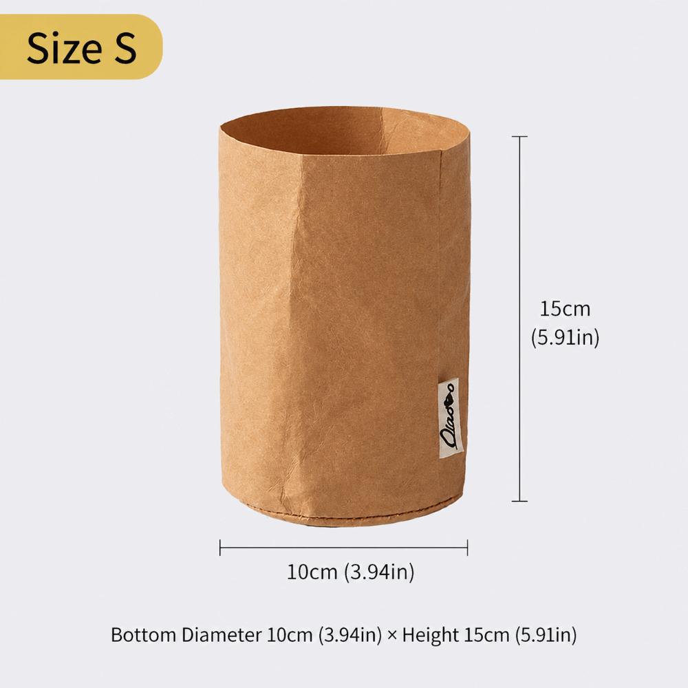 1pc Thickened Kraft Paper Bag Washable Packaging Bag High Quality Shopping Bag Shopping Bag 01-S