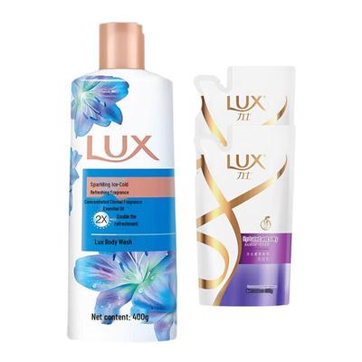 Sparkling Cool Scent Body Wash & Shampoo Set