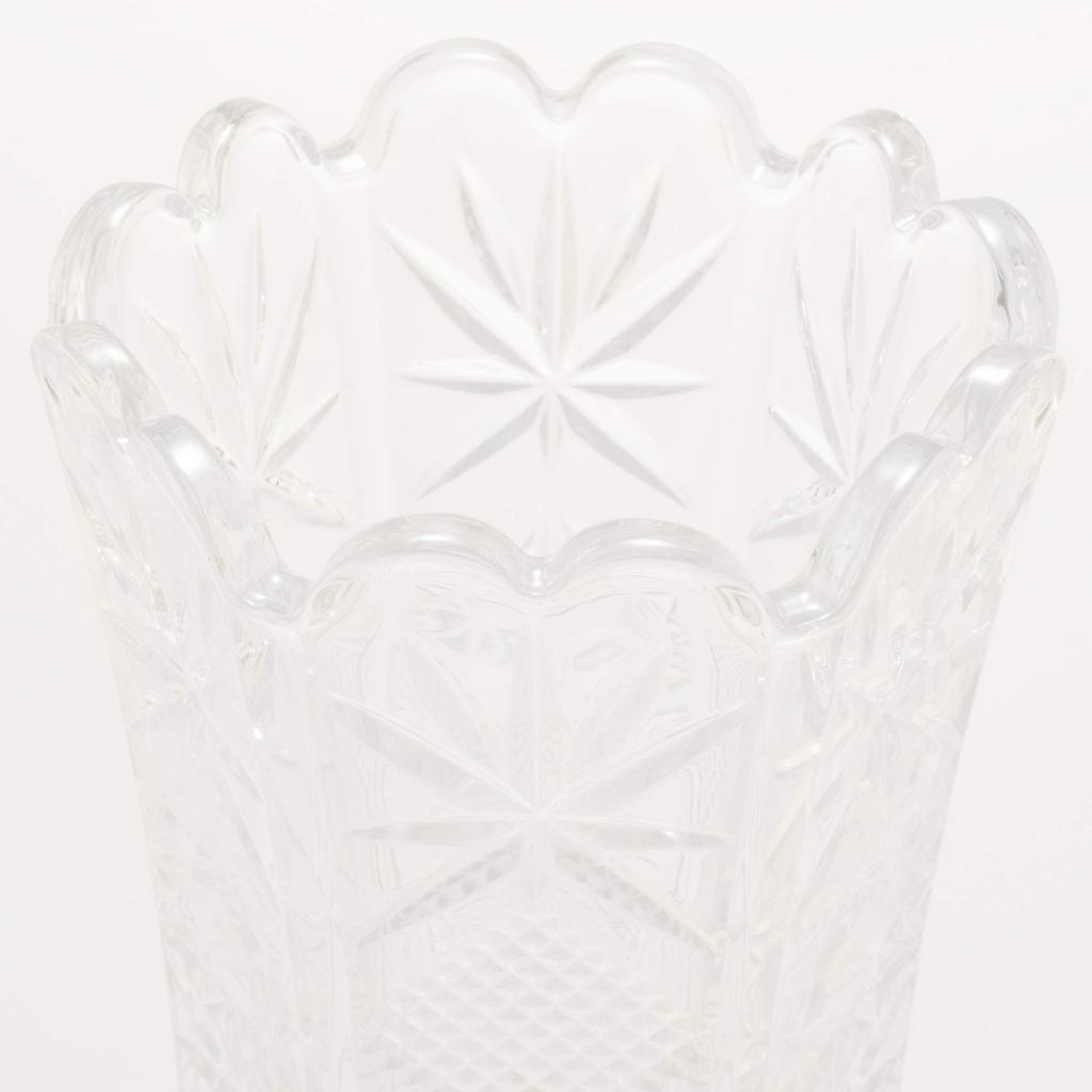 Toyo Sasaki Glass Květinová váza P-40301-JAN Čirá 21cm P-40301-JAN
