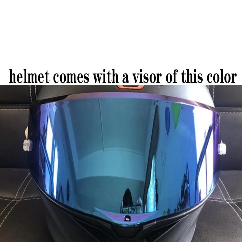 Carbon Fibre Full Face Helmet Motocross Racing Capacete Single Nail High End Configuration Motorcycle Equipments