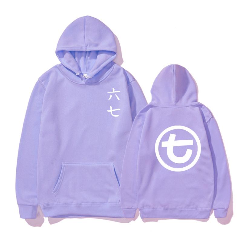 Japán Anime Pulóver Scissor Seven Szimbólumok Killer Seven Kapucnis Pulóver Streetwear Kapucnis Pulóverek Alkalmi Kapucnis Pulóverek Férfi Ruházat