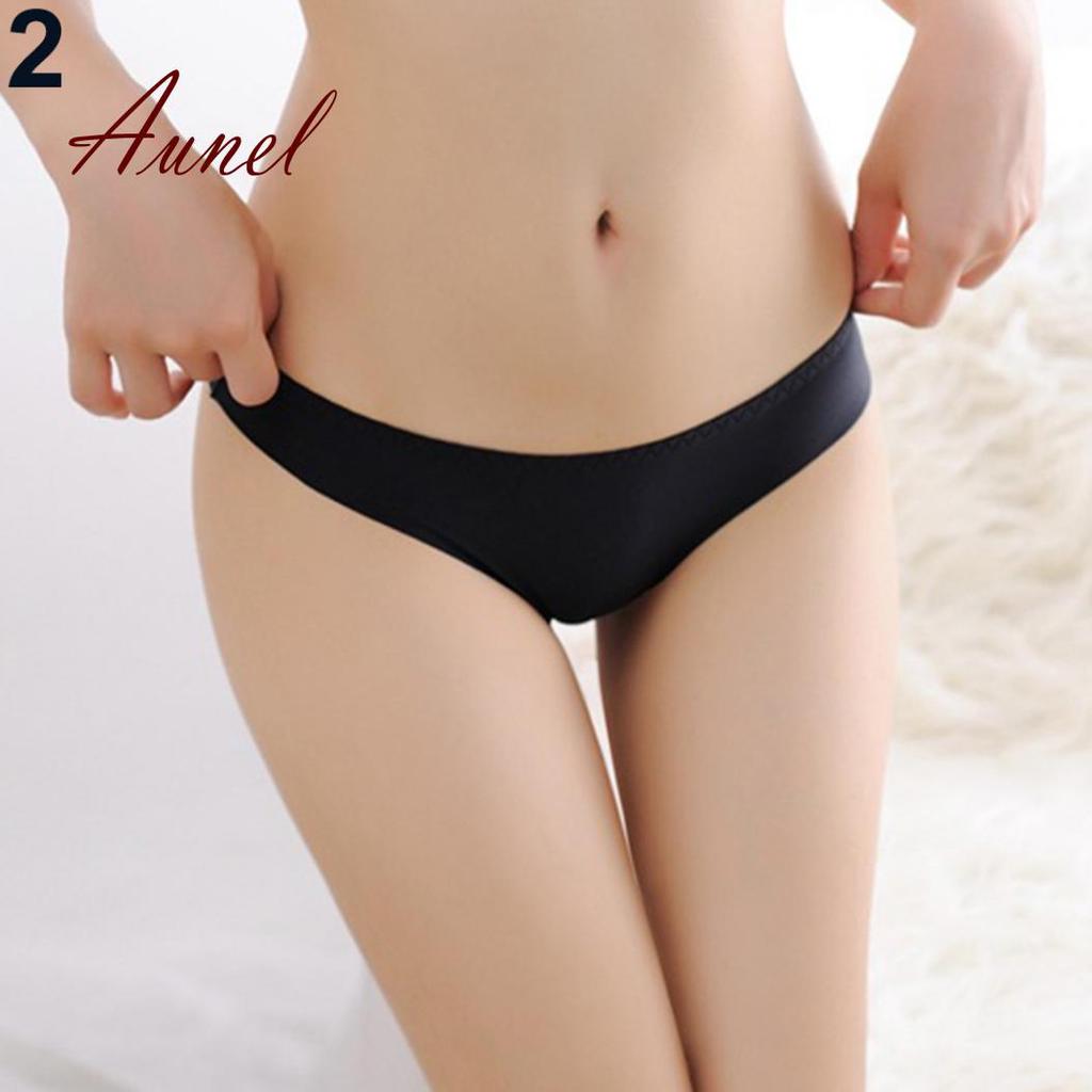 Women'S Sexy Pure Color G-String Thong Underwear Underwear Seamless Underwear
