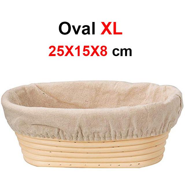 Round /Oval Bread Fermentation Natural  Rattan Basket Country Bread Baguette Dough Mass Proofing Tasting Proving Baskets BakerySupplies