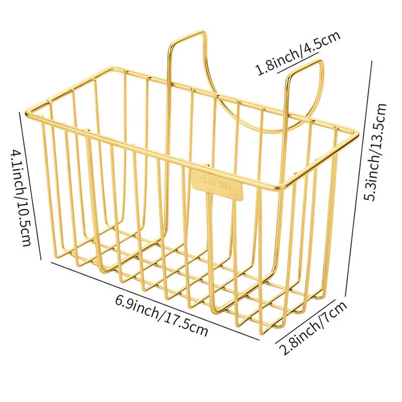 

Stainless Steel Kitchen Sink Sponge & Dishcloth Organizer Rack
