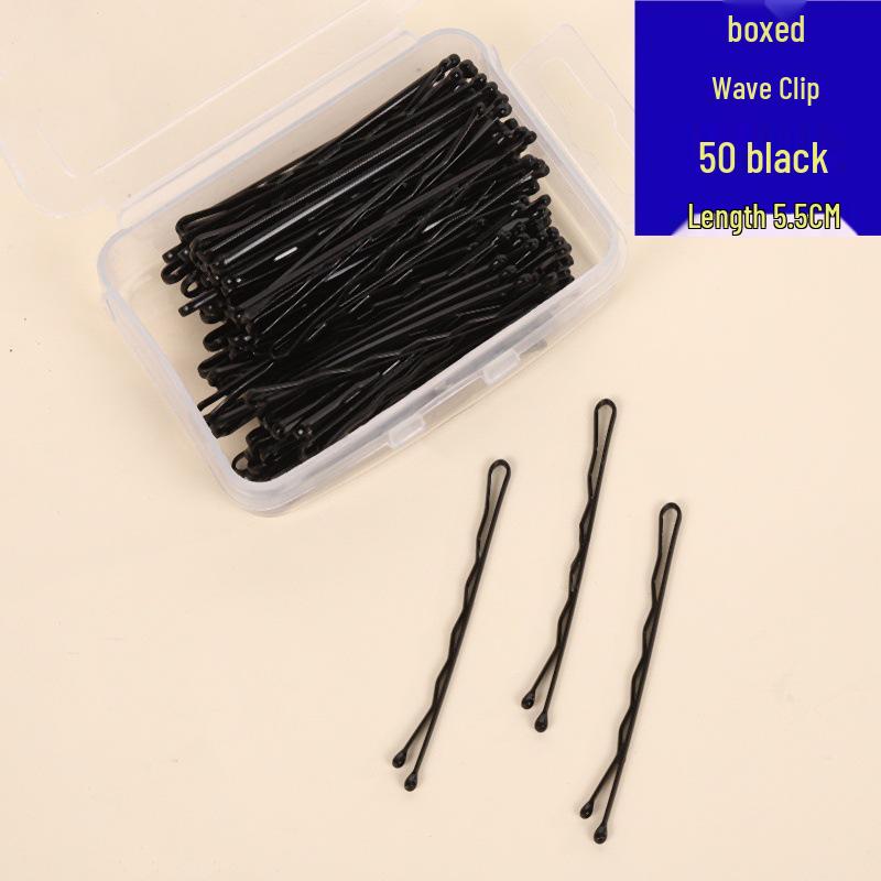 Schwarze U-förmige Haarnadeln: Kleine Baby-Haarspangen für Maskenbildner und Haaraccessoires