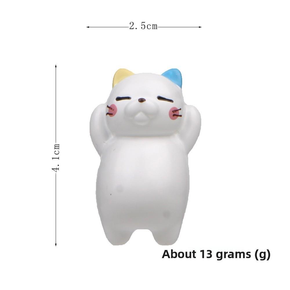 Cat Cute Lazy Three Dimensional Magnetic Refrigerator Resin Decoration Gift For