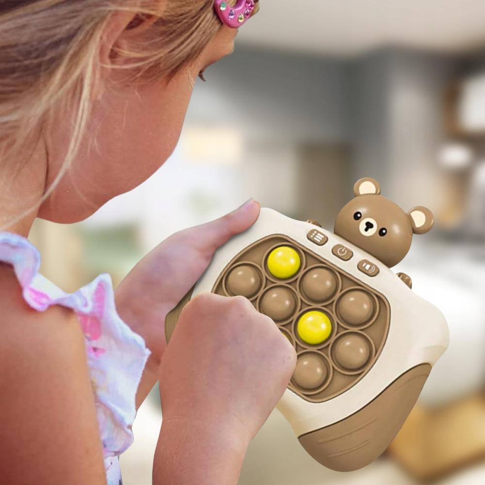 Pop It Electronic Game Popit Electric Arcade Game For Kids Teddy Bear