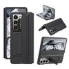 For Samsung Galaxy Z Fold 6 Leather Kickstand Hinge Full Coverage Case Cover