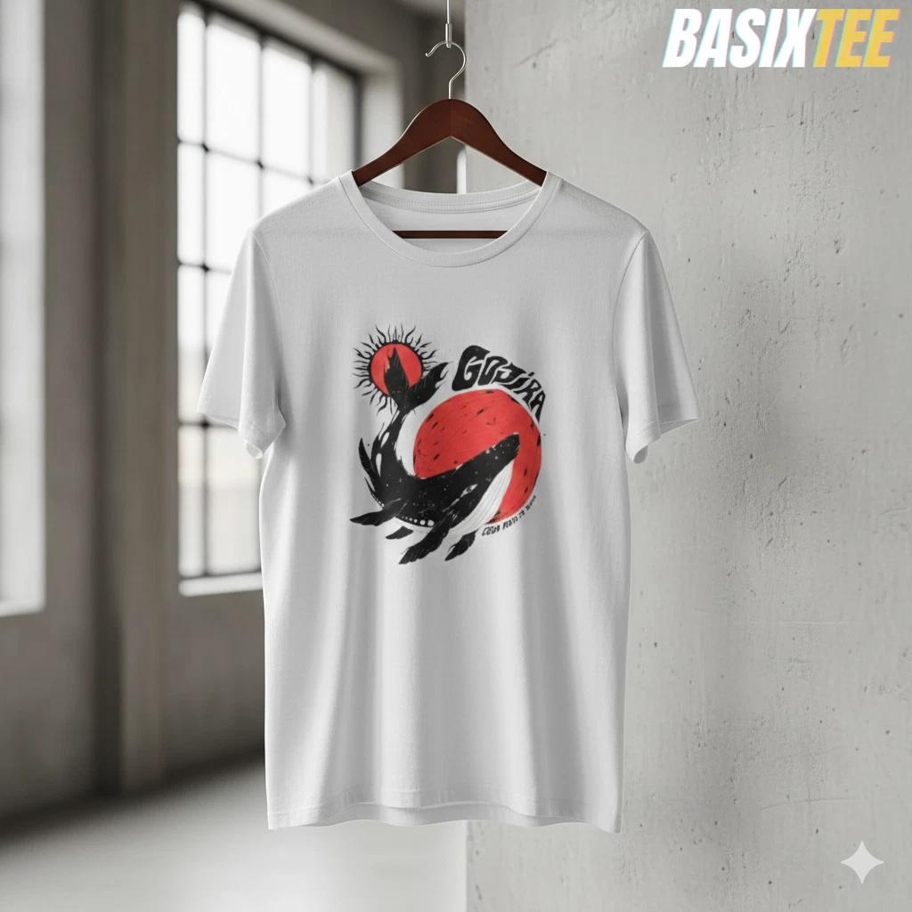 Gojira Whale From Mars Graphic Unisex T-Shirt Metal Music Fan Tee - S253 2XL