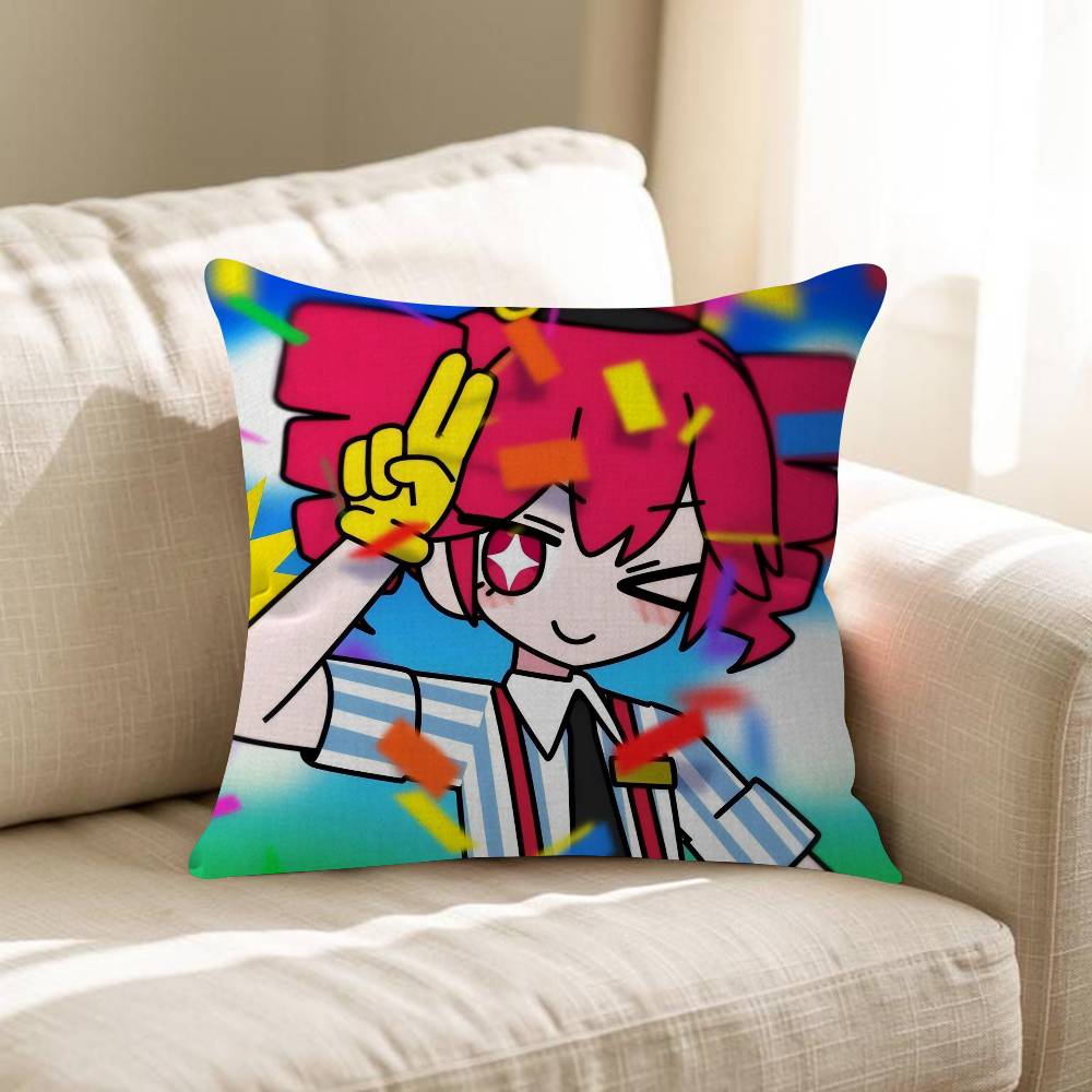 KKasane Teto Pillow Cover Sofa Cushion Cover Home Room Decoration Children Gift