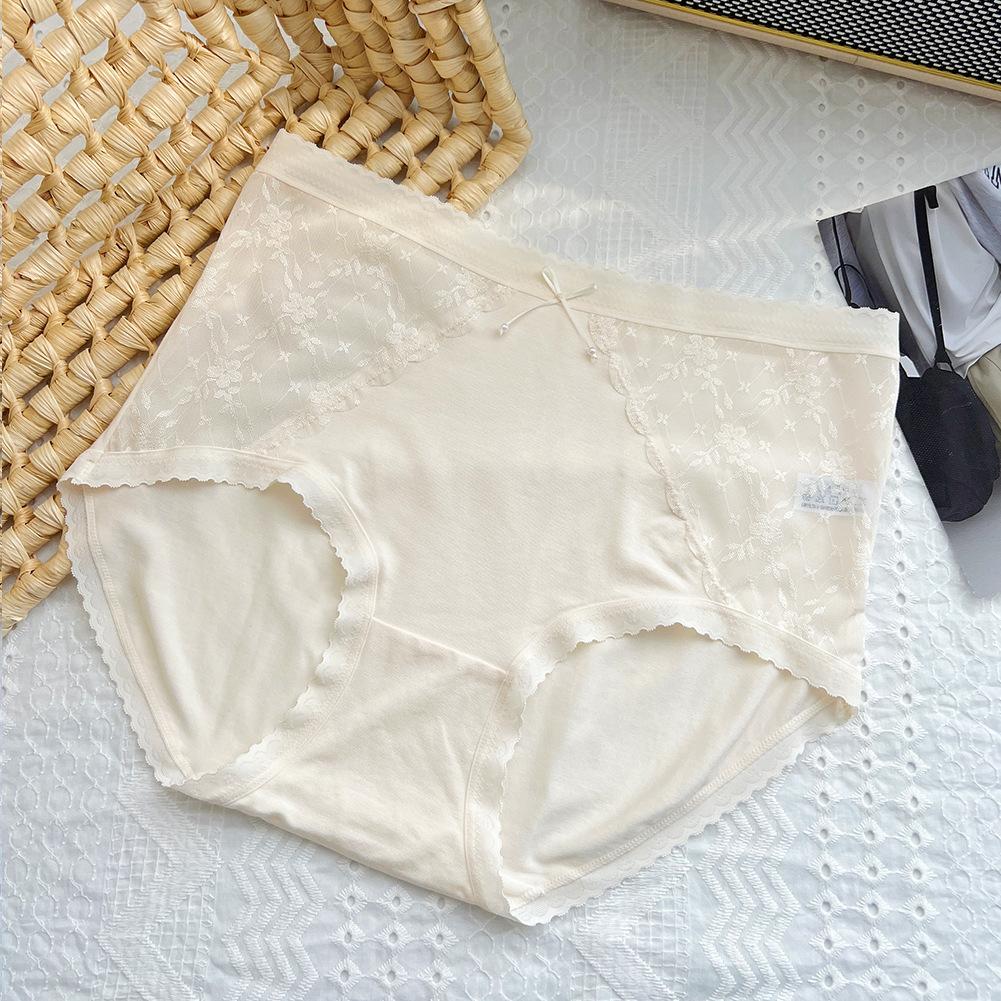 

Female Spring and Summer New Sexy Lace Without A Mark Wrap Butty Breathable Close Skin in Waist Triangle Briefs One size