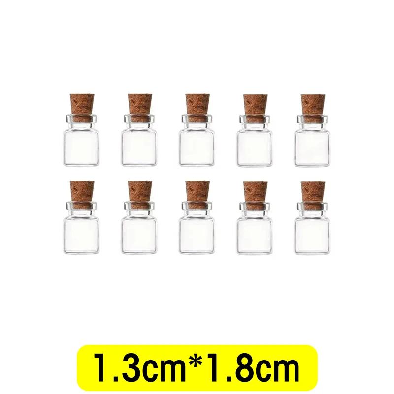 

Small Glass Bottles with Cork Tiny Empty Glass Jars Craft Art Vials Transparent Wishing Bottles Birthday Wedding Party Favors 10PCS