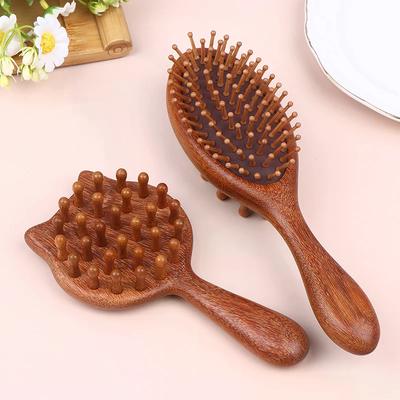 Cushion Massage Combs Double-Sided Wood Cushion Comb Hair Brush For Hair Styling Anti-Static Scalp Stimulating Whole Body Use