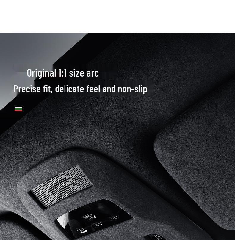 Zeekr 009 Alcantara Suede Interior Light Cover - Protective Reading Light Decoration